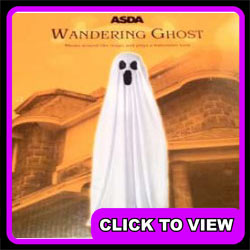 Asda Halloween wandering ghost
