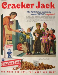 cracker jack halloween advert