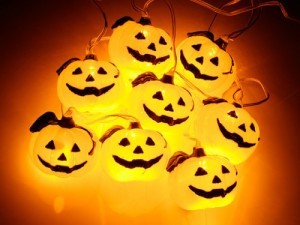 pumpkin Halloween lights